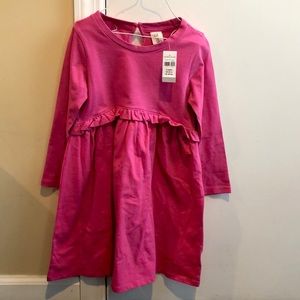 Little girls GAP jersey dress in hot pink NWT SZ 5